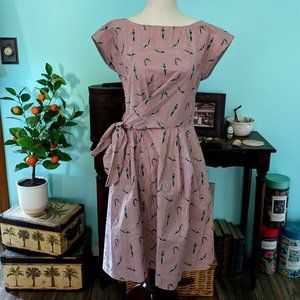 Anthropologie Maeve Striped Swimmers Dress Size 4